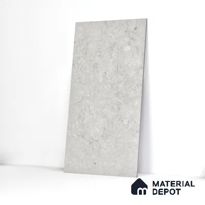 Marble Floor & Wall Tile EggShell White Glossy Finish TL 02949 | 5 ft x 2.5 ft Vitrified Slab - 9 mm | 4 Random Design | Suitable for Living Room, Bedroom
