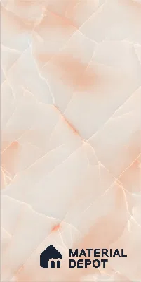 Marble Wall & Floor Tile TL 05112 B Marblis Blush Onyx 4 ft x 2 ft Vitrified Endless Glossy Finish - 9 mm (Random 4) | Suitable for Living Room, Bedroom & Bathroom
