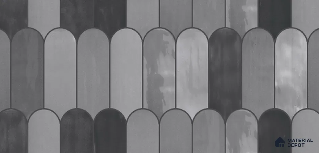 Faux Subway Wall Tile TL 10768 Luster Grey Highlighter 2 ft x 1 ft Glossy Finish Ceramic Tile - 9 mm | Please Expect a Slight Variation of Pattern