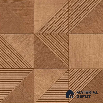 Patterned Floor Tile TL 10835 C Earthy Rock 20 inc x 20 inc Matte Finish Vitrified Heavy Duty Parking Tile - 12 mm  | Pattern Alignment May Vary | 2-3 mm Spacer is Mandatory