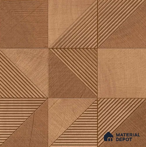 Patterned Floor Tile TL 10835 C Earthy Rock 20 inc x 20 inc Matte Finish Vitrified Heavy Duty Parking Tile - 12 mm  | Pattern Alignment May Vary | 2-3 mm Spacer is Mandatory
