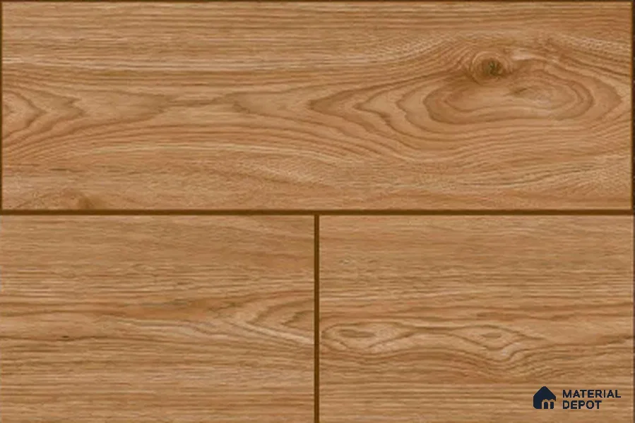 TL 01787 B Dark Woody Brown 18 x 12 inch Glossy Finish Ceramic Wall Tile - 7 mm