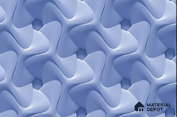 TL 01778 C Dark Marine Blue 18 x 12 inch Glossy Finish Ceramic Wall Tile - 7 mm