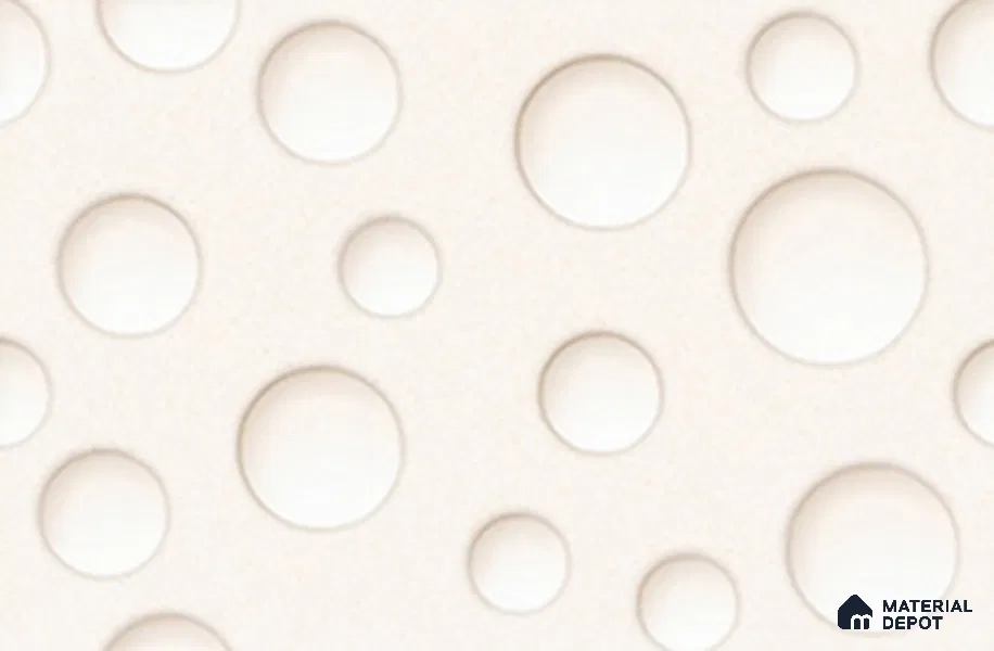TL 01810 A Light Dessert Cream 18 x 12 inch Glossy Finish Ceramic Wall Tile - 7 mm