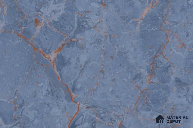 TL 01807 C Dark Azul Blue 18 x 12 inch Glossy Finish Ceramic Wall Tile - 7 mm