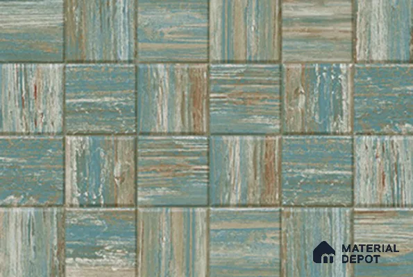 TL 01813 B Dark Air Force Blue 18 x 12 inch Glossy Finish Ceramic Wall Tile - 7 mm