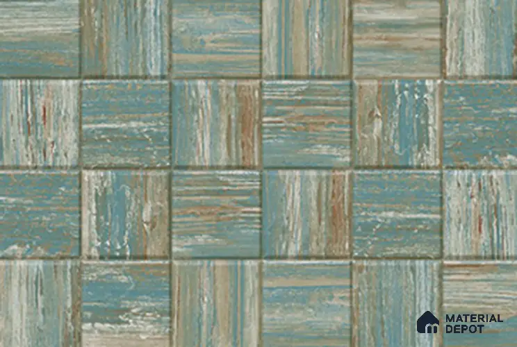 TL 01813 B Dark Air Force Blue 18 x 12 inch Glossy Finish Ceramic Wall Tile - 7 mm