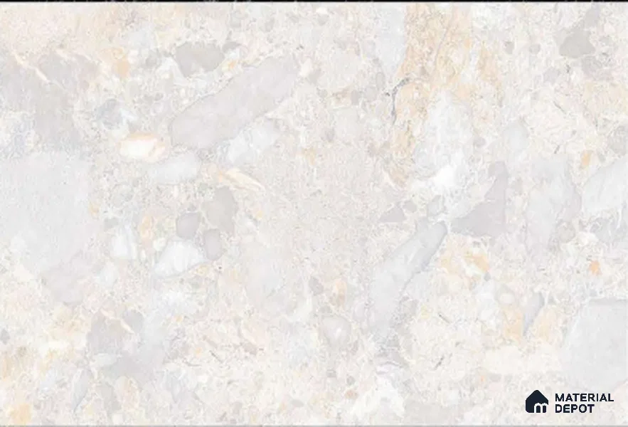 TL 01776 A Light Snowflake White 18 x 12 inch Glossy Finish Ceramic Wall Tile - 7 mm