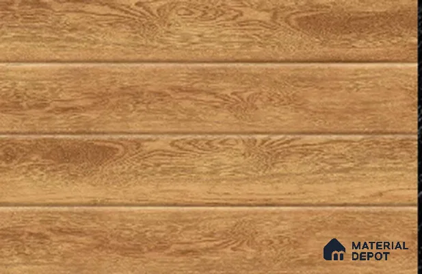 TL 02128 C Dark Woody Liner Cream 18 x 12 inch Glossy Finish Ceramic Wall Tile - 7 mm