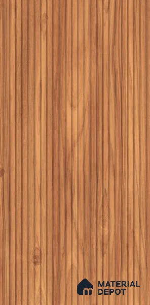 Wooden Wall Tile TL 05121 B Mokuzai Maple Veil 4 ft x 2 ft Vitrified Laminate Stripe Matte Finish - 9 mm (Random 2) | Suitable for Living Room, Bedroom & Bathroom