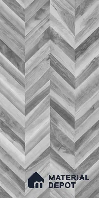 Wooden Wall & Floor Tile TL 05123 B Mokuzai Charcoal Mist 4 ft x 2 ft Vitrified Endless Matte Finish - 9 mm  | Suitable for Living Room, Bedroom & Bathroom