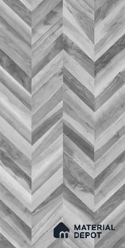 Wooden Wall & Floor Tile TL 05123 B Mokuzai Charcoal Mist 4 ft x 2 ft Vitrified Endless Matte Finish - 9 mm  | Suitable for Living Room, Bedroom & Bathroom