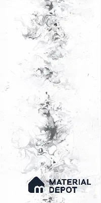 Marble Wall & Floor Tile TL 05118 B Marblis Blizzard Shine 4 ft x 2 ft Vitrified Endless Glossy Finish - 9 mm (Random 4) | Suitable for Living Room, Bedroom & Bathroom