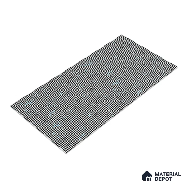 Highlighter Wall & Floor Tile TL 05111 C Kasavari Atlas Allure 4 ft x 2 ft Vitrified  High Gloss Finish - 9 mm | Suitable For Foyer, Accent/Feature Wall, Dining Area