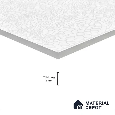 Stone Wall & Floor Tile TL 05119 B Marblis Diamond Gleam 4 ft x 2 ft Vitrified Carving Matte Finish - 9 mm  | Suitable for Living Room, Bedroom & Bathroom