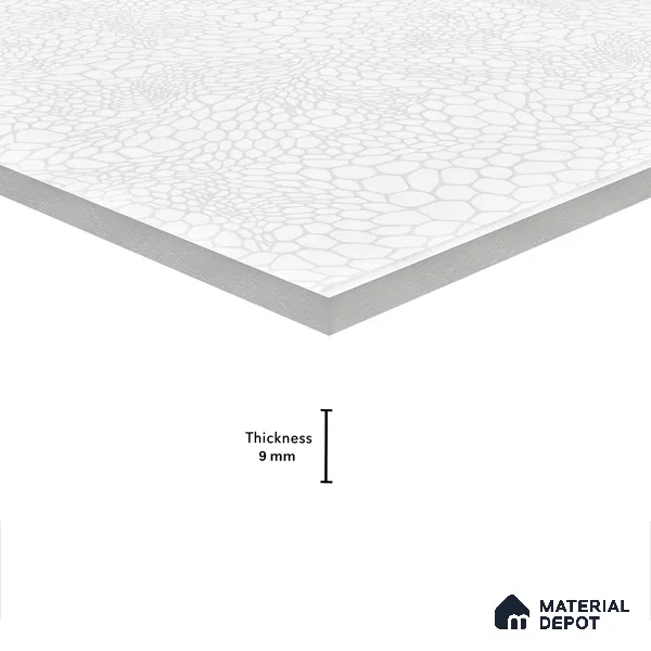 Stone Wall & Floor Tile TL 05119 B Marblis Diamond Gleam 4 ft x 2 ft Vitrified Carving Matte Finish - 9 mm  | Suitable for Living Room, Bedroom & Bathroom