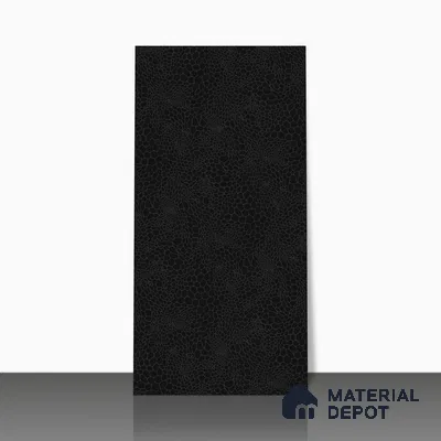 Stone Wall & Floor Tile TL 05119 Marblis Noir Cascade 4 ft x 2 ft Vitrified Carving Matte Finish - 9 mm  | Suitable for Living Room, Bedroom & Bathroom