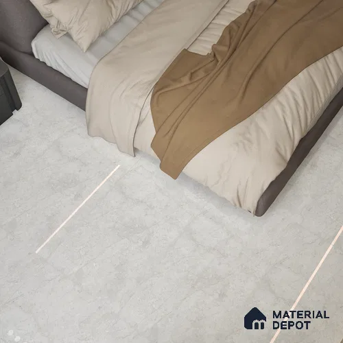 Marble Wall & Floor Tile TL 05133 Marblis Arctic Frost 4 ft x 2 ft Vitrified Endless Glossy Finish - 9 mm (Random 4) | Suitable for Living Room, Bedroom & Bathroom