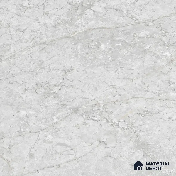 Marble Wall & Floor Tile TL 05133 Marblis Arctic Frost 4 ft x 2 ft Vitrified Endless Glossy Finish - 9 mm (Random 4) | Suitable for Living Room, Bedroom & Bathroom