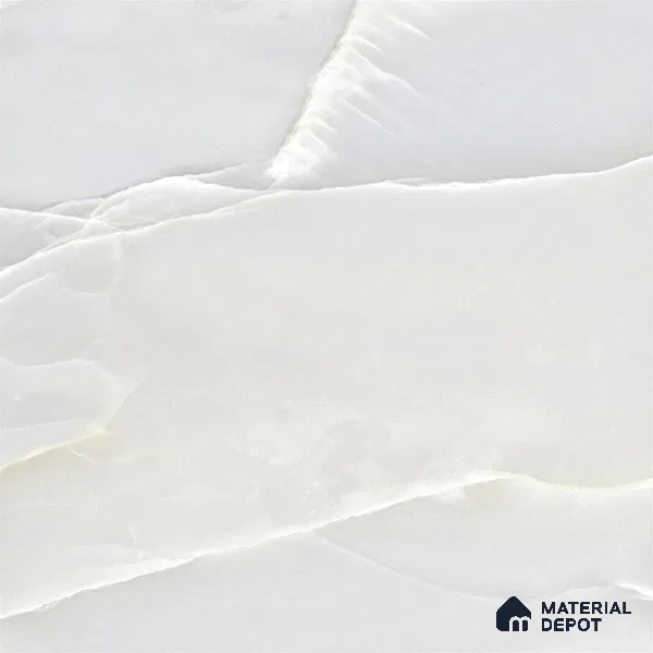 Marble Wall & Floor Tile TL 05129 Marblis Arctic Onyx 4 ft x 2 ft Vitrified Endless Glossy Finish - 9 mm (Random 3) | Suitable for Living Room, Bedroom & Bathroom