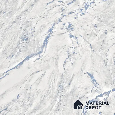 Marble Wall & Floor Tile TL 05141 Marblis Blue Lagoon 4 ft x 2 ft Vitrified Endless Glossy Finish - 9 mm (Random 4) | Suitable for Living Room, Bedroom & Bathroom