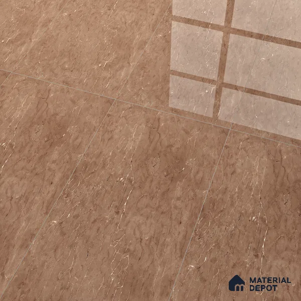 Marble Wall & Floor Tile TL 05143 Marblis Cedar Stone 4 ft x 2 ft Vitrified Glossy Finish - 9 mm (Random 4) | Suitable for Living Room, Bedroom & Bathroom