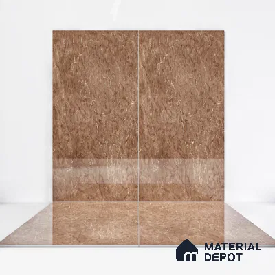 Marble Wall & Floor Tile TL 05143 Marblis Cedar Stone 4 ft x 2 ft Vitrified  Glossy Finish - 9 mm (Random 4) | Suitable for Living Room, Bedroom & Bathroom