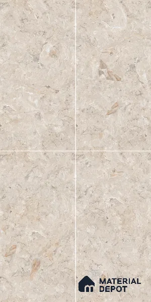 Marble Wall & Floor Tile TL 05134 Marblis Chestnut Vein 4 ft x 2 ft Vitrified Endless Glossy Finish - 9 mm (Random 4) | Suitable for Living Room, Bedroom & Bathroom