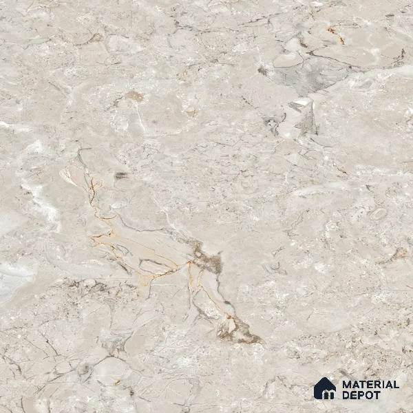 Marble Wall & Floor Tile TL 05134 Marblis Chestnut Vein 4 ft x 2 ft Vitrified Endless Glossy Finish - 9 mm (Random 4) | Suitable for Living Room, Bedroom & Bathroom
