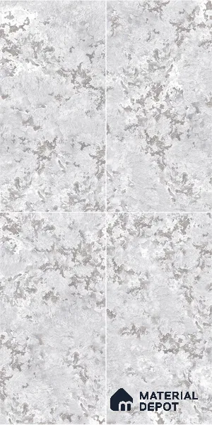 Marble Wall & Floor Tile TL 05125 B Marblis Sterling Veil 4 ft x 2 ft  Vitrified Metallic Finish - 9 mm (Random 4) | Suitable for Living Room, Bedroom & Bathroom