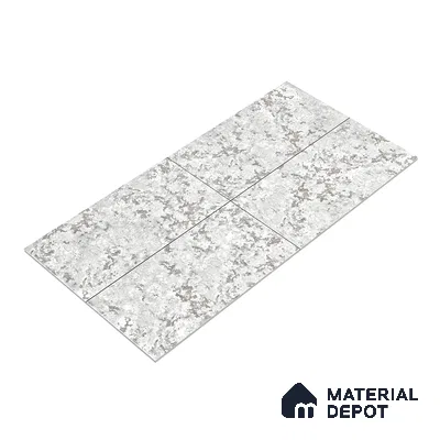 Marble Wall & Floor Tile TL 05125 B Marblis Sterling Veil 4 ft x 2 ft  Vitrified Metallic Finish - 9 mm (Random 4) | Suitable for Living Room, Bedroom & Bathroom