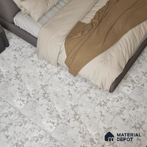 Marble Wall & Floor Tile TL 05125 B Marblis Sterling Veil 4 ft x 2 ft Vitrified Metallic Finish - 9 mm (Random 4) | Suitable for Living Room, Bedroom & Bathroom