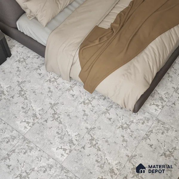 Marble Wall & Floor Tile TL 05125 B Marblis Sterling Veil 4 ft x 2 ft  Vitrified Metallic Finish - 9 mm (Random 4) | Suitable for Living Room, Bedroom & Bathroom