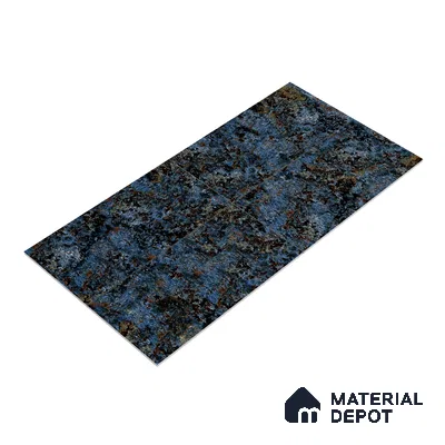 Marble Wall & Floor Tile TL 05125 Marblis Cobalt Cascade 4 ft x 2 ft  Vitrified Metallic Finish - 9 mm (Random 4) | Suitable for Living Room, Bedroom & Bathroom