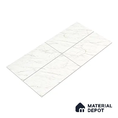 Marble Wall & Floor Tile TL 05114 B Marblis Moonlight Glow 4 ft x 2 ft Vitrified Endless Carving Matte Finish - 9 mm (Random 4) | Suitable for Living Room, Bedroom & Bathroom
