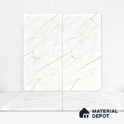 Marble Wall & Floor Tile TL 05114 B Marblis Moonlight Glow 4 ft x 2 ft Vitrified Endless Carving Matte Finish - 9 mm (Random 4) | Suitable for Living Room, Bedroom & Bathroom
