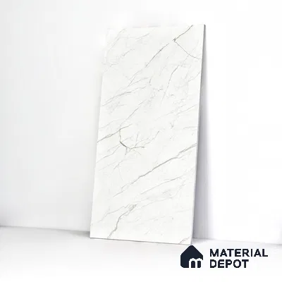 Marble Wall & Floor Tile TL 05114 B Marblis Moonlight Glow 4 ft x 2 ft Vitrified Endless Carving Matte Finish - 9 mm (Random 4) | Suitable for Living Room, Bedroom & Bathroom