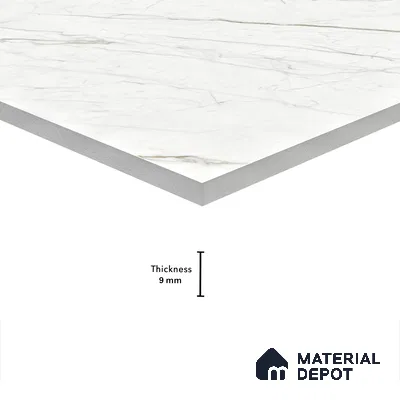 Marble Wall & Floor Tile TL 05114 B Marblis Moonlight Glow 4 ft x 2 ft Vitrified Endless Carving Matte Finish - 9 mm (Random 4) | Suitable for Living Room, Bedroom & Bathroom