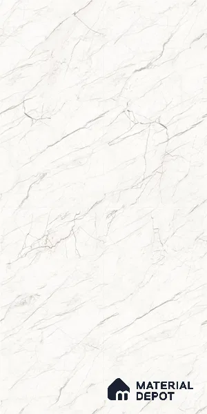 Marble Wall & Floor Tile TL 05114 Marblis Crystal Veil 4 ft x 2 ft Vitrified Endless Glossy Finish - 9 mm (Random 4) | Suitable for Living Room, Bedroom & Bathroom