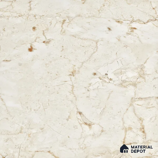 Marble Wall & Floor Tile TL 05138 Marblis Desert Pearl 4 ft x 2 ft Vitrified Endless Glossy Finish - 9 mm (Random 3) | Suitable for Living Room, Bedroom & Bathroom