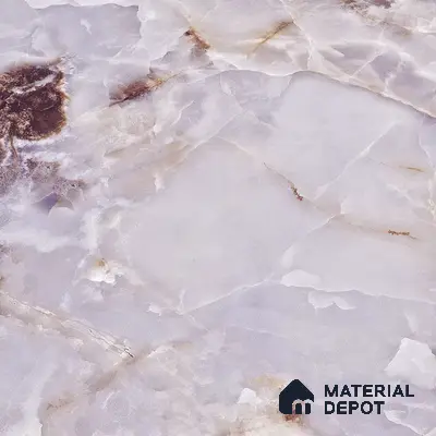 Marble Wall & Floor Tile TL 05112 D Marblis Amethyst Onyx 4 ft x 2 ft Vitrified Endless Glossy Finish - 9 mm (Random 4) | Suitable for Living Room, Bedroom & Bathroom