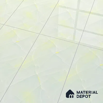 Marble Wall & Floor Tile TL 05112 Marblis Emerald Onyx 4 ft x 2 ft Vitrified Endless Glossy Finish - 9 mm (Random 4) | Suitable for Living Room, Bedroom & Bathroom