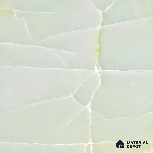 Marble Wall & Floor Tile TL 05112 Marblis Emerald Onyx 4 ft x 2 ft Vitrified Endless Glossy Finish - 9 mm (Random 4) | Suitable for Living Room, Bedroom & Bathroom