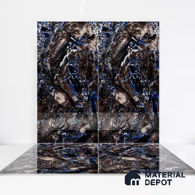 Marble Wall & Floor Tile TL 05149 Marblis Fez Fantasy 4 ft x 2 ft Vitrified  High Gloss Finish - 9 mm (Random 4) | Suitable for Living Room, Bedroom & Bathroom