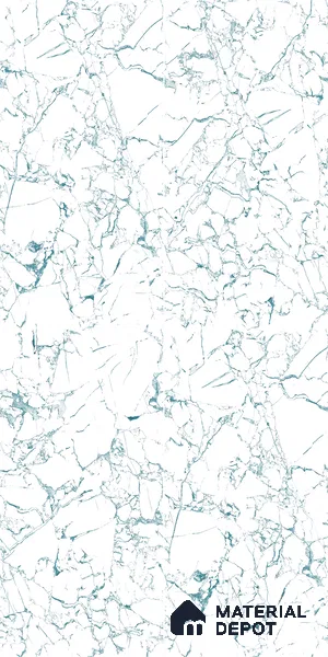 Marble Wall & Floor Tile TL 05155 Marblis Glacial Grace 4 ft x 2 ft Vitrified Endless Glossy Finish - 9 mm (Random 3) | Suitable for Living Room, Bedroom & Bathroom