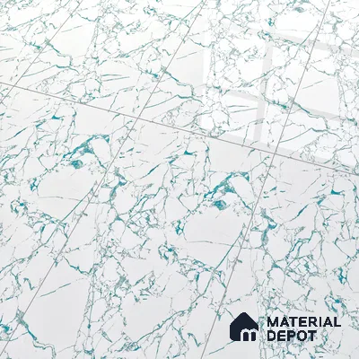 Marble Wall & Floor Tile TL 05155 Marblis Glacial Grace 4 ft x 2 ft Vitrified Endless Glossy Finish - 9 mm (Random 3) | Suitable for Living Room, Bedroom & Bathroom