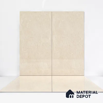 Marble Wall & Floor Tile TL 05144 Marblis Golden Dune 4 ft x 2 ft Vitrified  Glossy Finish - 9 mm (Random 4) | Suitable for Living Room, Bedroom & Bathroom