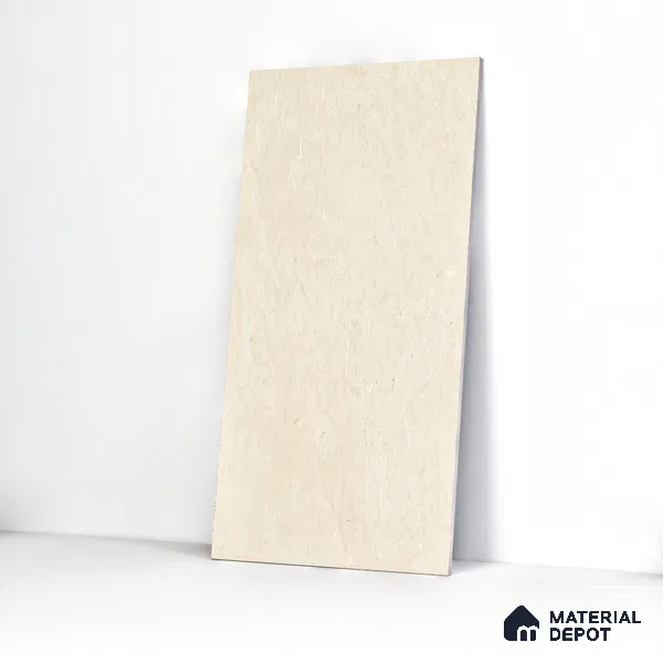Marble Wall & Floor Tile TL 05144 Marblis Golden Dune 4 ft x 2 ft Vitrified Glossy Finish - 9 mm (Random 4) | Suitable for Living Room, Bedroom & Bathroom