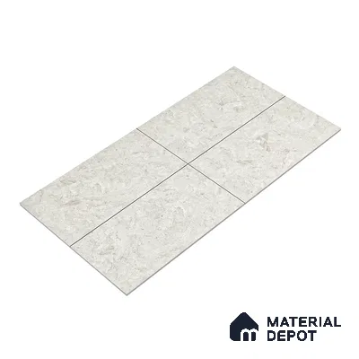 Marble Wall & Floor Tile TL 05135 Marblis Ivory Dream 4 ft x 2 ft Vitrified Endless Glossy Finish - 9 mm (Random 4) | Suitable for Living Room, Bedroom & Bathroom