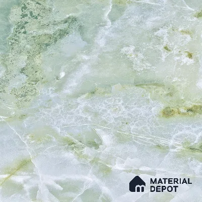 Marble Wall & Floor Tile TL 05147 Marblis Jade Cascade 4 ft x 2 ft Vitrified Endless Glossy Finish - 9 mm (Random 4) | Suitable for Living Room, Bedroom & Bathroom